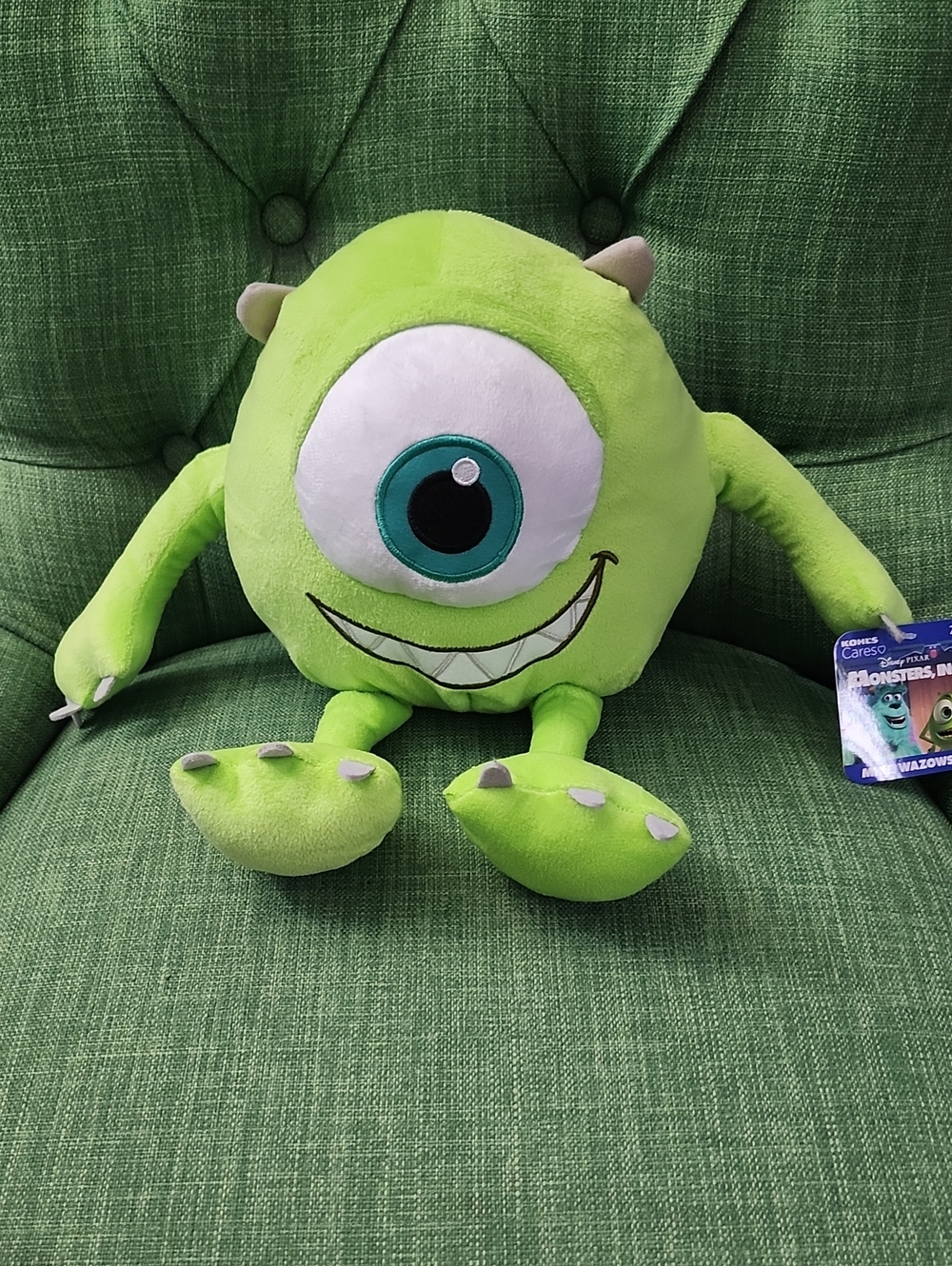 Disney Monsters, Inc. Mike Wazowski Plush Toy - Green